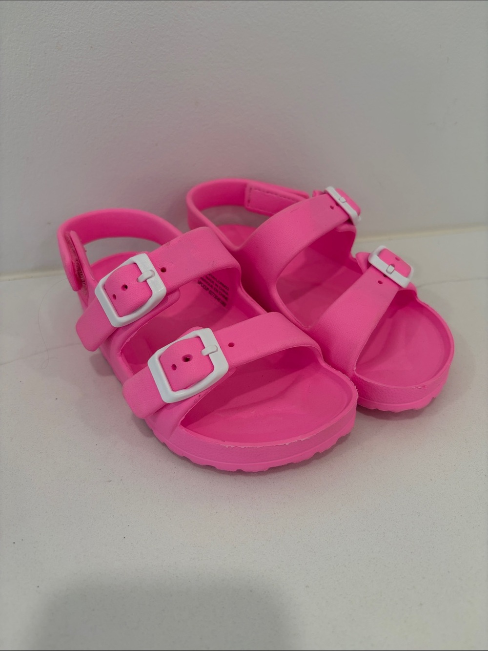 Pink Kids Adjustable Buckle Sandals